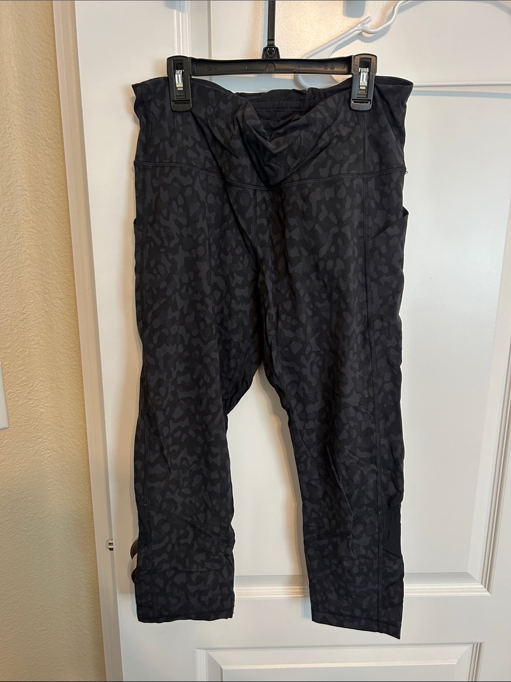 lululemon athletica Black Subtle Print Men's Joggers